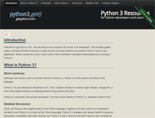 Tablet Screenshot of getpython3.com